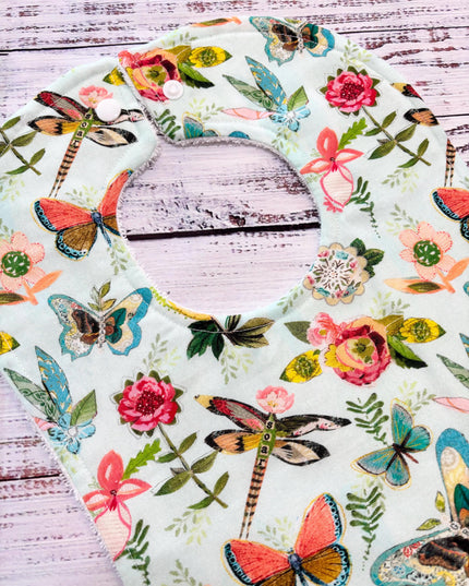 Baby Bibs - Baby Bib Set - Girl Bibs - Girl Baby Bibs - Snail Baby Bibs - Bibs - Baby Girl Gift - Baby Shower Gift - Baby's Christmas Gift