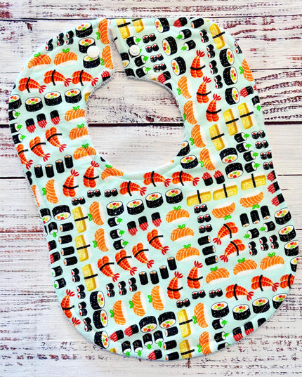 Baby Bibs - Baby Boy Bibs - Sushi Bibs - Bibs - Pineapple Baby Bib - Aloha Bibs - Baby Shower Gift - Baby Christmas Gift - Hawaiian Bibs
