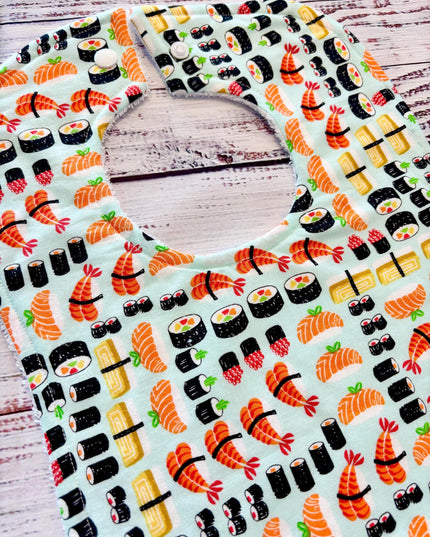 Baby Bibs - Baby Boy Bibs - Sushi Bibs - Bibs - Pineapple Baby Bib - Aloha Bibs - Baby Shower Gift - Baby Christmas Gift - Hawaiian Bibs