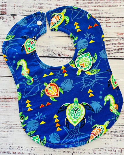 Baby Bibs - Baby Boy Bibs - Turtle Bibs - Bibs - Surfer Baby Bib - Aloha Bibs - Baby Shower Gift - Baby Christmas Gift - Hawaiian Bibs