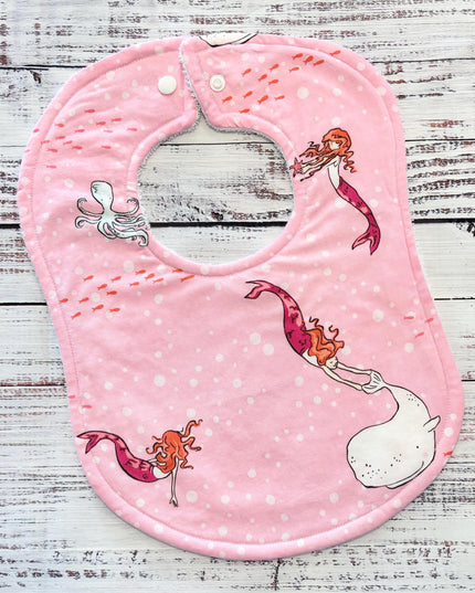 Baby Bibs - Baby Girl Bibs - Aloha Bibs - Bibs - Mermaid Bib - Sarah Jane - Baby Shower Gift - Baby Christmas Gift - Aloha Baby - Mermaids
