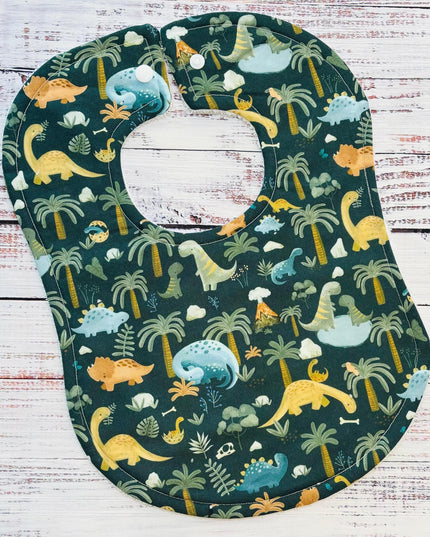 Dinosaur Baby Bib Gift Set | Dinosaur Bibs | Dinosaur Drool Bib | Boy Baby Bibs | Boy Drool Bibs | New Baby Gift | Dinosaur Baby Gift