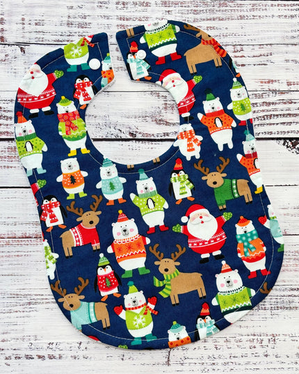 Baby Bibs - Baby Bib Set - Christmas Baby Bibs - Christmas Bibs - Bibs - Baby Shower Gift - Baby's First Christmas Gift