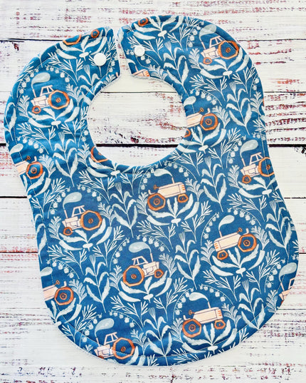Farm Baby Bibs - Baby Bib Set - Baby Tractors - Tractor Bib - Tractors Bib - Farm Bib - Baby Shower Gift - Baby's Christmas Gift
