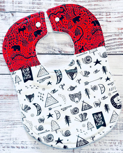 Baby Bibs - Baby Bib Set - Christmas Baby Bibs - Christmas Bibs - Bibs - Baby Shower Gift - Baby's First Christmas Gift - Winter Animals