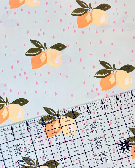 Monaluna - Organic Fabric - Bloom - Lemon Fabric - Out of Production - OOP - Sold by the Half Yard