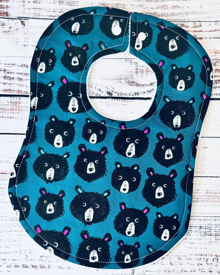 Baby Bibs - Baby Boy Bibs - Bear Bib - Ruby Star Society - RSS - Teddy - Baby Shower Gift - Teddybear