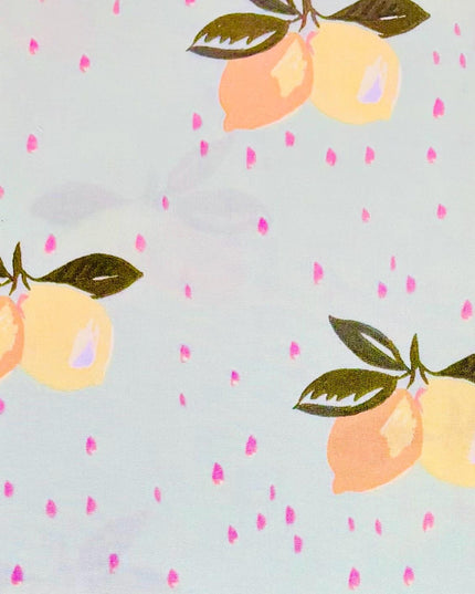 Monaluna - Organic Fabric - Bloom - Lemon Fabric - Out of Production - OOP - Sold by the Half Yard