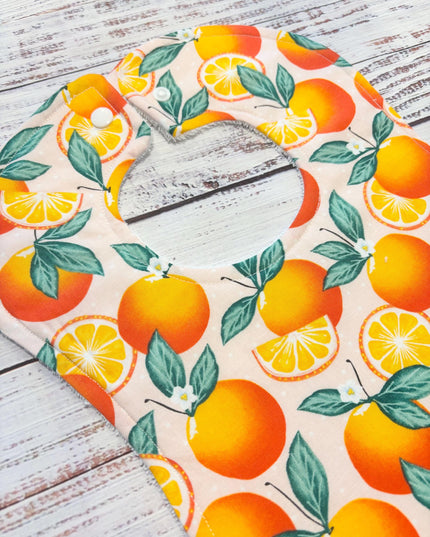 Baby Bibs - Baby Girl Bibs - Oranges Bibs - Bibs - Oranges - Baby Shower Gift - Baby Easter Gift - Baby Fruit - Florida Baby