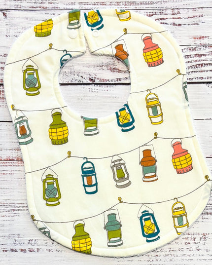 Baby Bibs - Baby Boy Bibs - Bear Bib - Camping - Camping Baby Bib - Camping Bib - Baby Shower Gift - Baby Gift