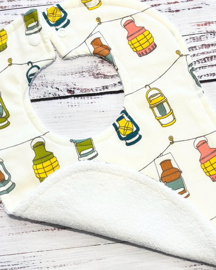 Baby Bibs - Baby Boy Bibs - Bear Bib - Camping - Camping Baby Bib - Camping Bib - Baby Shower Gift - Baby Gift
