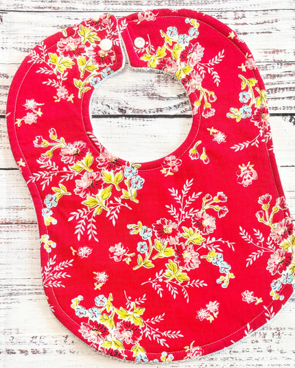 Baby Bibs | Girl Baby Bib | Strawberry Bibs | Drool Bibs | Girl Baby Bib Gift Set | Toddler Bibs | New Baby Gift | Baby Birthday Gift