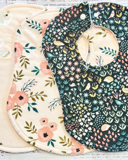 Baby Bibs | Girl Baby Bib | Baby Ducks | Swans Bib | Drool Bibs | Girl Baby Bib Gift Set | Toddler Bibs | New Baby Gift | Swans | Ducks