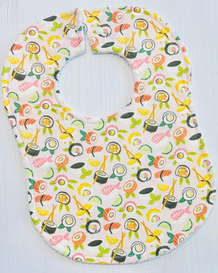 Baby Bibs - Hawaiian Baby - Aloha Bib - Sushi Bib - Sushi - Baby Shower Gift - Baby Gift - Baby Bib Set - Hawaiian