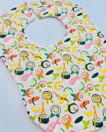 Baby Bibs - Hawaiian Baby - Aloha Bib - Sushi Bib - Sushi - Baby Shower Gift - Baby Gift - Baby Bib Set - Hawaiian