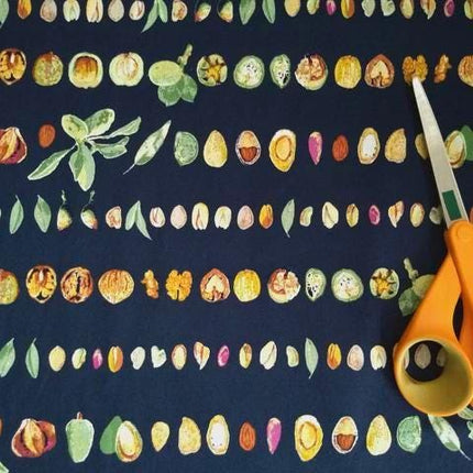 Art Gallery Fabrics, Nut Medley Mediterraneo, Cotton, Sold by the Half Yard