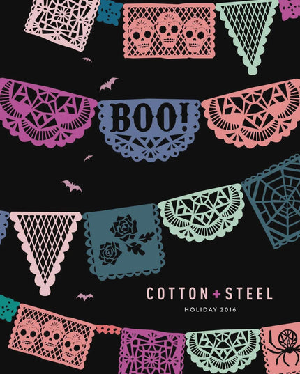 Cotton + Steel, BOO! 2016 OOP, Witches Cabinet, Cotton, Sold by the Fat Quarter