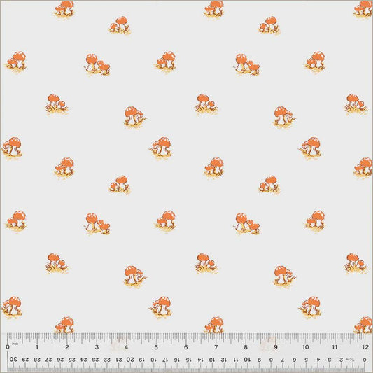 Heather Ross Studio Edit Mushrooms 54325D-3, Windham Fabric, Cotton, Sold by the Half Yard
