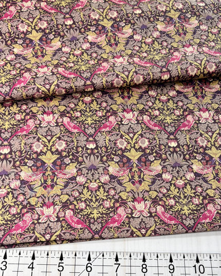 Liberty Tana Lawn, Strawberry Thief, Retired, OOP, Half Yard, Morris & Co.