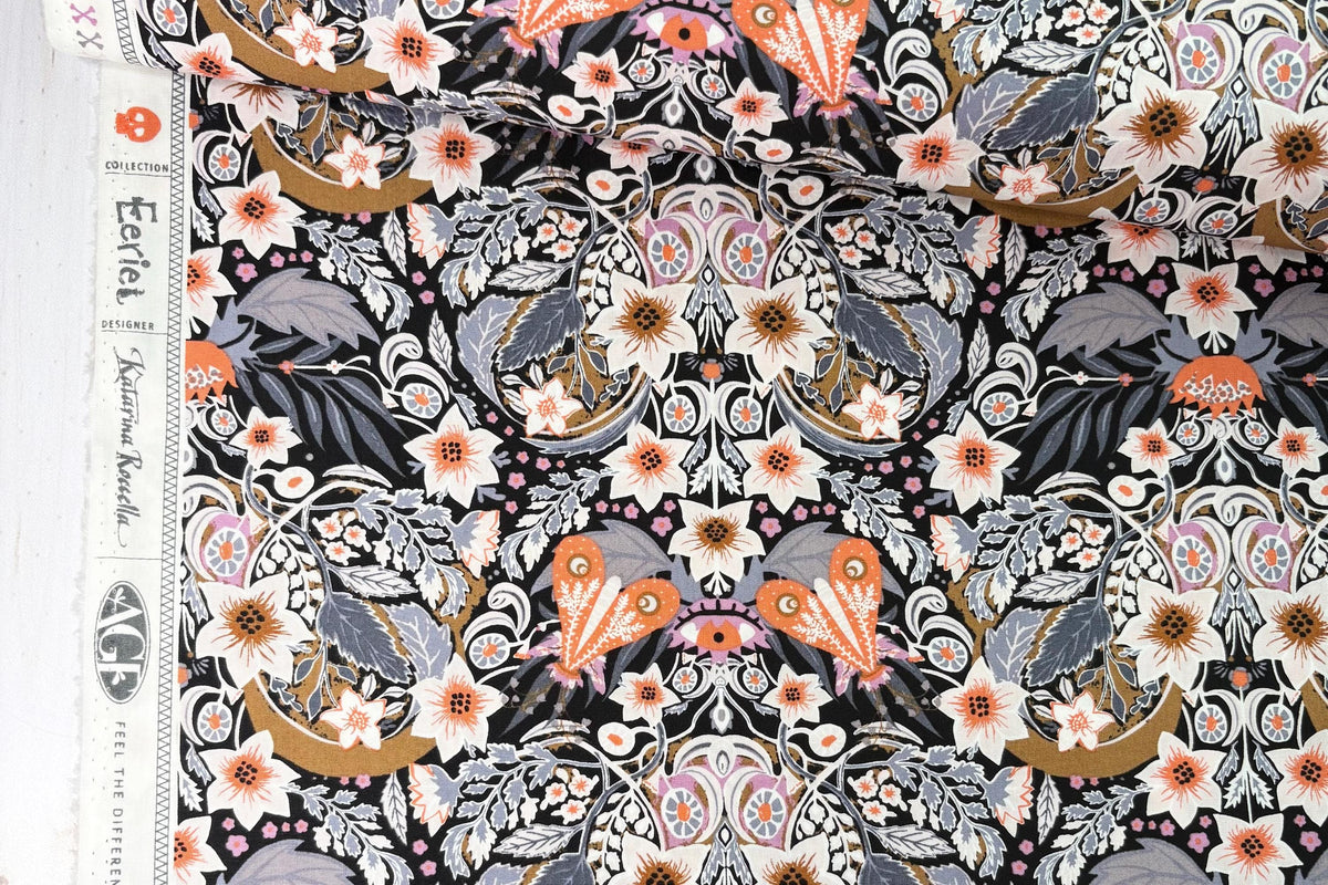 Art Gallery Fabrics / EERIE - Hallucinations - by Katarina Roccella - Sold by the Half Yard - Halloween - #EER31011