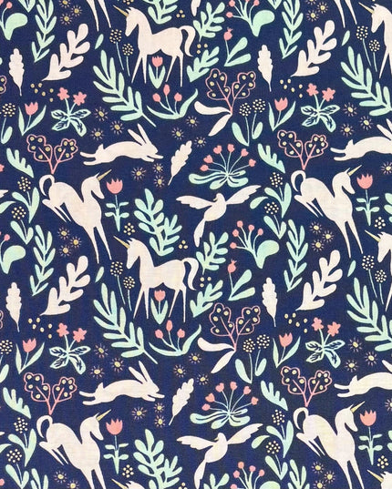 Magic - Unicorns - Michael Miller Fabrics- Sarah Jane Fabric - Magic Unicorns - Sarah Jane - Fat Quarter - OOP - Rare
