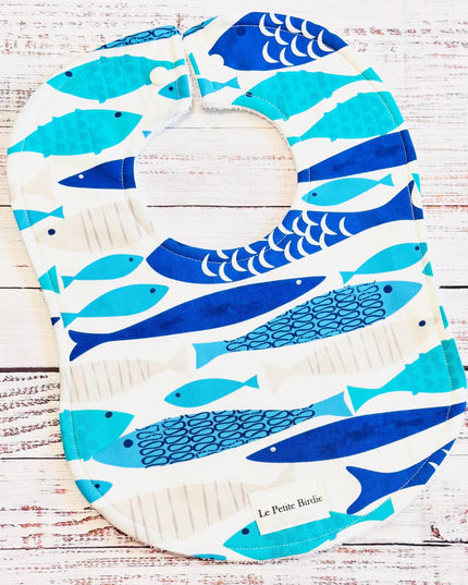 Baby Bib Gift | Sardines Bibs | Drool Bib | Boy Baby Bibs | Boy Drool Bibs | New Baby Gift | Baby Gift | Florida Baby Bib
