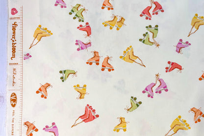 AGF | Ready To Roll | Roller Skates | Flower Bloom Collection | Art Gallery Fabrics | Sold by the Half Yard