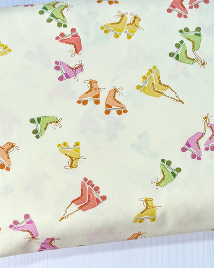 AGF | Ready To Roll | Roller Skates | Flower Bloom Collection | Art Gallery Fabrics | Sold by the Half Yard