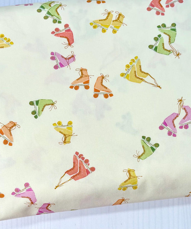 AGF | Ready To Roll | Roller Skates | Flower Bloom Collection | Art Gallery Fabrics | Sold by the Half Yard
