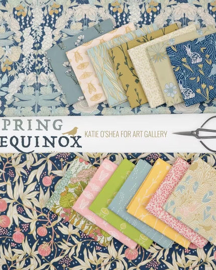 AGF Fabric | Dancing Pomegranates | AGF Spring Equinox  | Sold by the Half Yard | Dragonfly