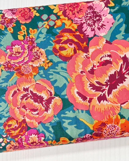 AGF Fabric | Cur8tor Bohemia | Acqua Di Rose in Mystic | Art Gallery Fabric - 100% Quilters Cotton | Sold by the Half Yard