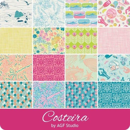 AGF Fabric | Costeira Mar de Sardinhas | Sardines | COS-87307 | Art Gallery Fabric | Costeria | Sold by the Half Yard