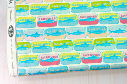 AGF Fat Quarter Set of 5 | Costeira Mar de Sardinhas | Sardines | Art Gallery Fabric | Costeria | Fat Quarter Bundle