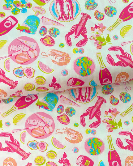 AGF Fabric | Gosto Mar da Quente | Sardines | COS-87307 | Art Gallery Fabric | Costeria | Sold by the Half Yard