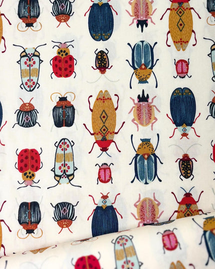 Insects, Beetle Fabric | Art Gallery Fabrics | Maven | Renewal | COS-87307 | Sold by the Half Yard