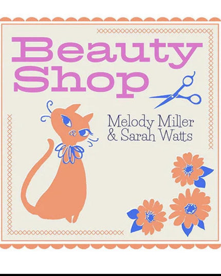 Beauty Shop 23" x 44" Hankie Panel blue Melody Miller Cotton + Steel fabric OOP