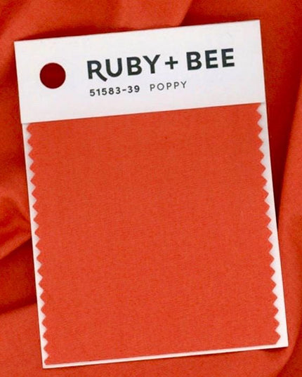 Ruby + Bee Solids - Heather Ross Annabel Wrigley - Coordinates with Studio Edit - Windham Fabrics - 100% Cotton Quilting Fabric Yardage