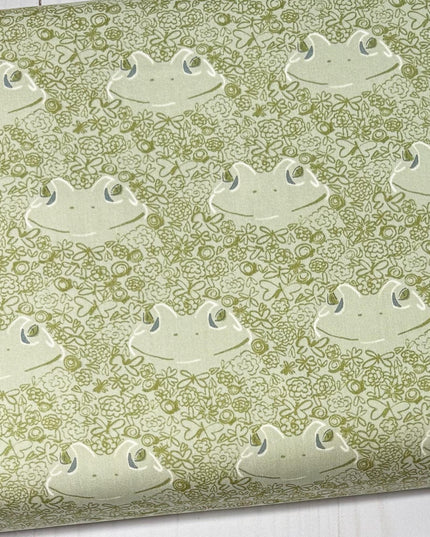 AGF Fabric | Frog Fabric fabric | Ode to Toddy AGF | Sold by the Half Yard