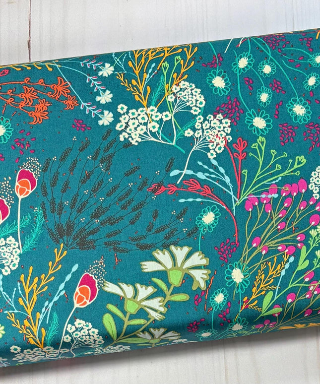 AGF Fabric | Meadow Bold Cotton | Legendary by Pat Bravo | Art Gallery Fabrics | Sold by the 1/2 yard