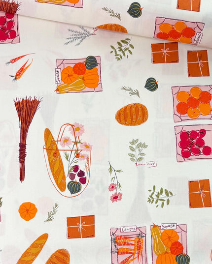 AGF Fabric | Farmers Market | AGF Season and Spice | Sold by the Half Yard | Art Gallery Fabrics