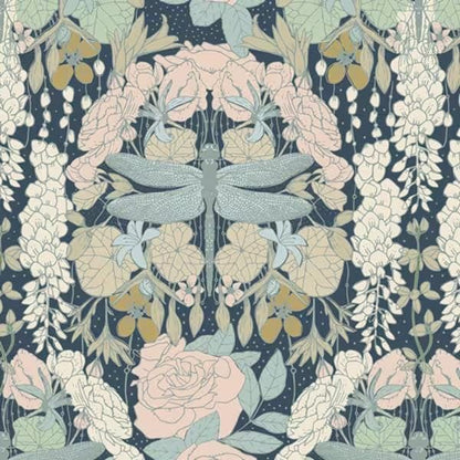 AGF Fabric | Libellule in Awakening | AGF Spring Equinox | Sold by the Half Yard | Dragonfly | Katie O’Shea