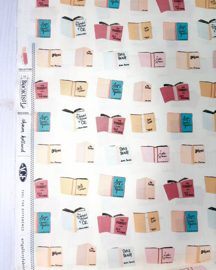 AGF Fabric |  Bookish Collection | Passport  BKS-63514 | AGF Spring Equinox  | Sold by the Half Yard