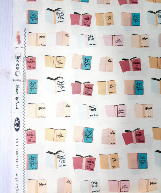 AGF Fabric |  Bookish Collection | Passport  BKS-63514 | AGF Spring Equinox  | Sold by the Half Yard