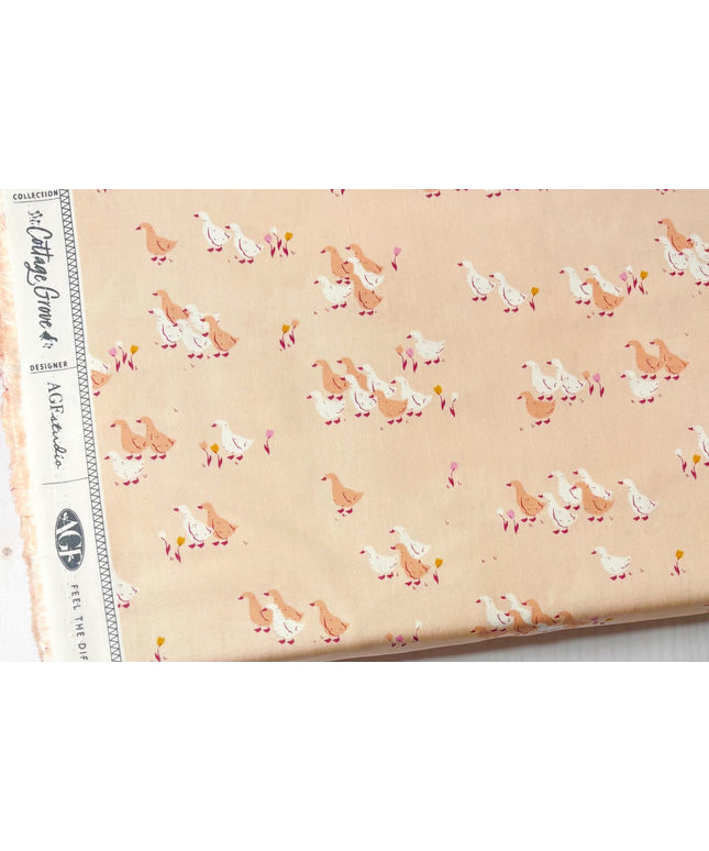AGF Fabric | Cottage Grove Goose March | Art Gallery Fabrics Cotton | CTG-77108 | Sold by the Half Yard