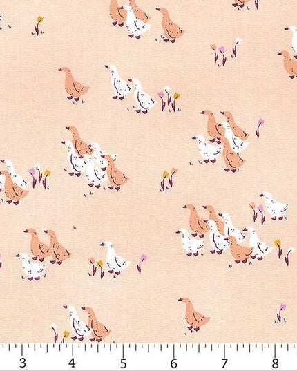 AGF Fabric | Cottage Grove Goose March | Art Gallery Fabrics Cotton | CTG-77108 | Sold by the Half Yard