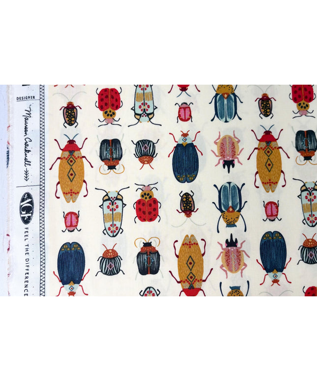 Insects, Beetle Fabric | Art Gallery Fabrics | Maven | Renewal | COS-87307 | Sold by the Half Yard