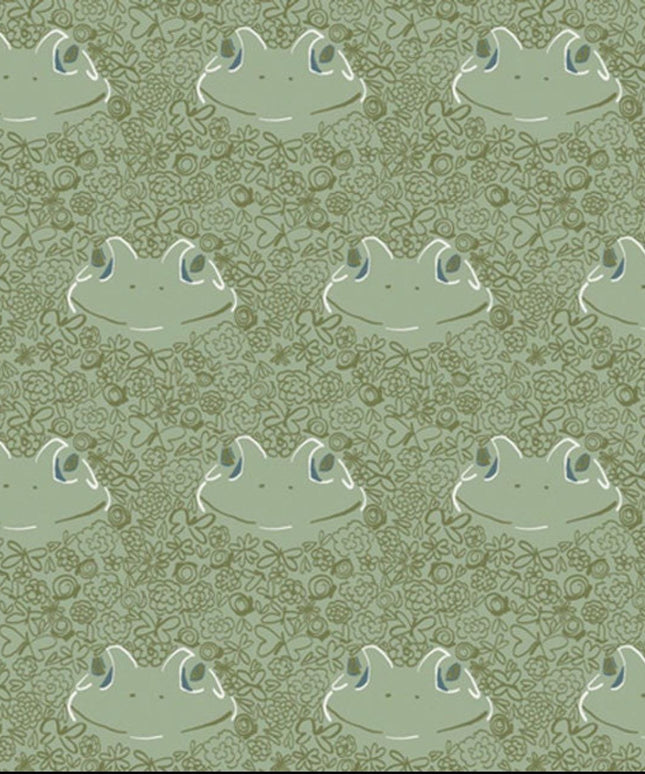 AGF Fabric | Frog Fabric fabric | Ode to Toddy AGF | Sold by the Half Yard