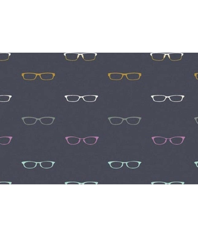Art Gallery Fabric | Reader Glasses Fabric | Hooked by Mister Domestic Quilt | Cotton fabric | Sold by the Half Yard