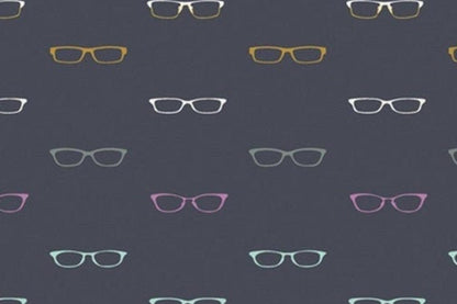 Art Gallery Fabric | Reader Glasses Fabric | Hooked by Mister Domestic Quilt | Cotton fabric | Sold by the Half Yard