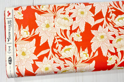 AGF Fabric | Madison Avenue Blaze 365 Fifth Avenue Collection | Art Gallery Fabric | 100% Quilters Cotton | Sold by the Half Yard